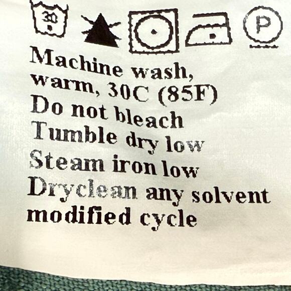 PrettyGarden Aqua Green Tie Front Sleeveless Blouse Women’s M 36” Chest - Picture 5 of 7